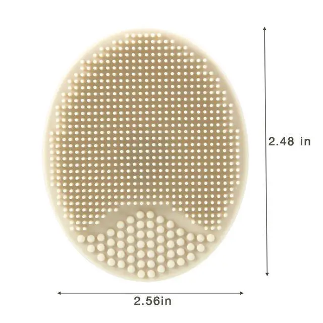 Alt view image 3 of 6 - 3 Pack Baby Brush and Comb Set Newborn, Silicone Cradle Cap Brush for Babies, Soft Newborn Hair Brush with Soft Goat Bristles, Wooden Toddler Comb Hairbrush Set for Boys and Girls