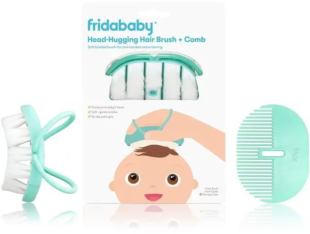Main image of Baby Infant Head-Hugging Baby Hairbrush and Comb Set, Newborn and Up