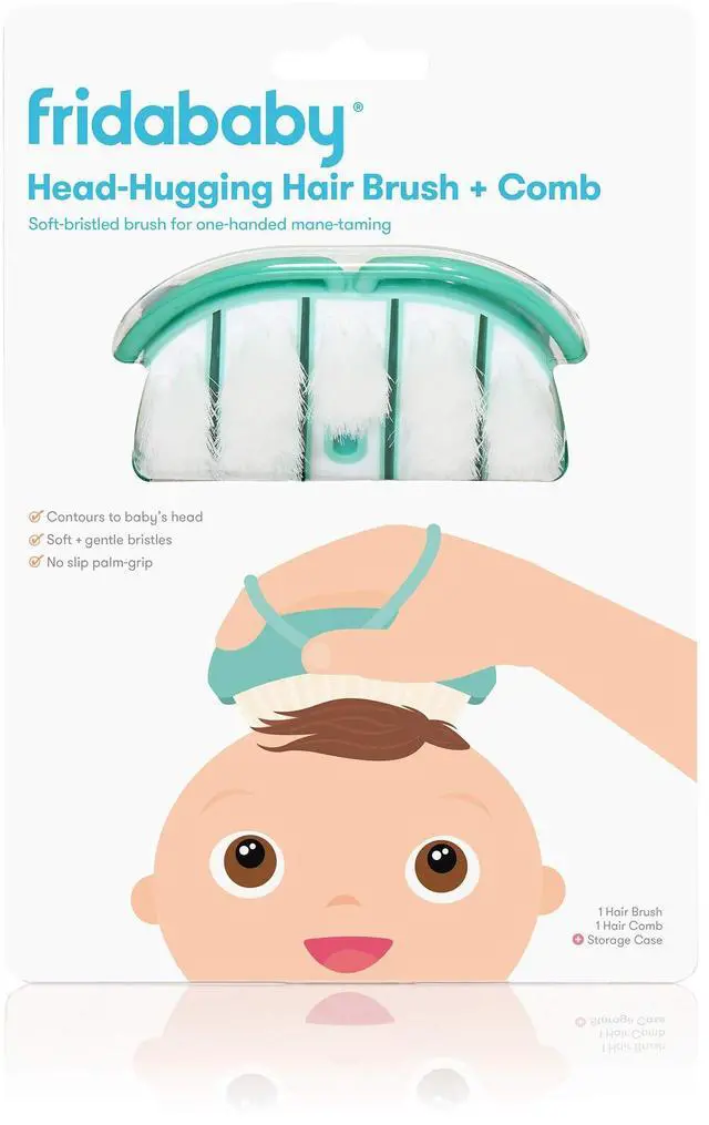 Alt view image 5 of 7 - Baby Infant Head-Hugging Baby Hairbrush and Comb Set, Newborn and Up