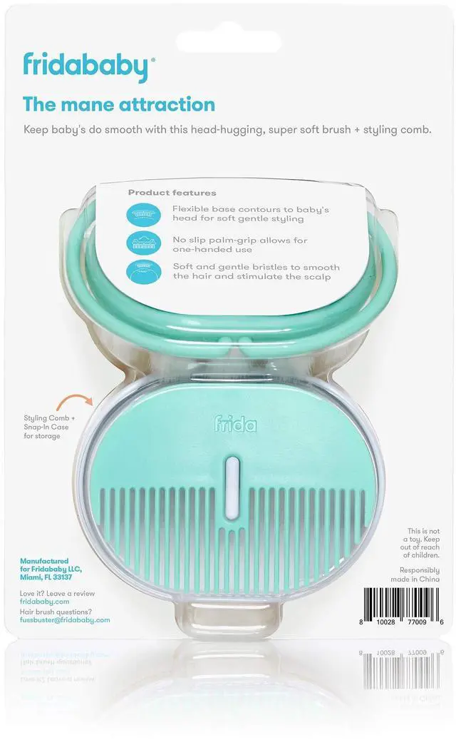 Alt view image 6 of 7 - Baby Infant Head-Hugging Baby Hairbrush and Comb Set, Newborn and Up