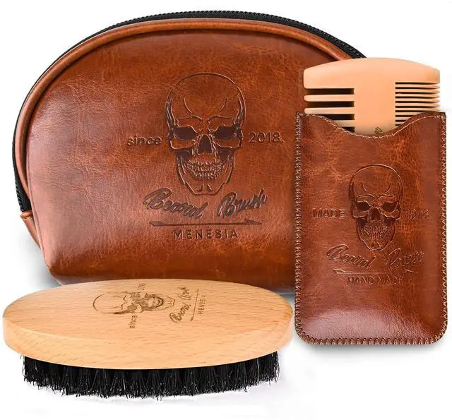 Main image of Beard Brush and Comb set for Men