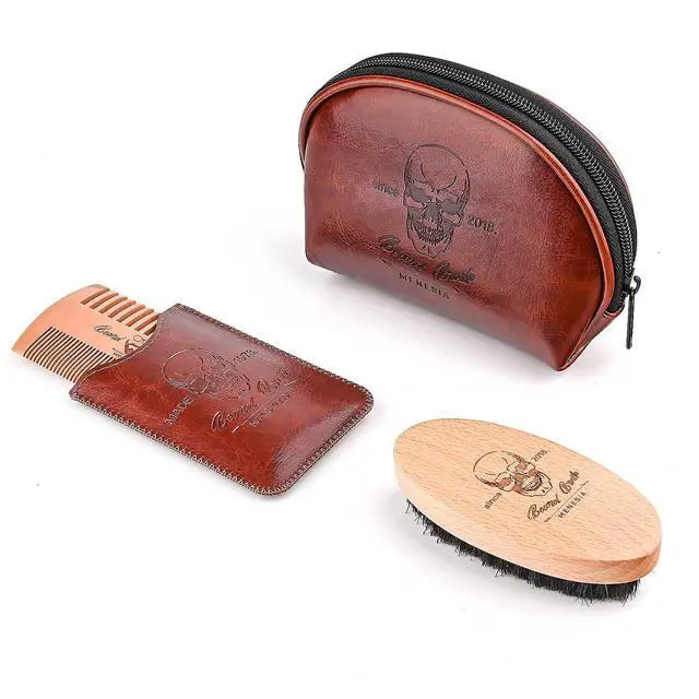 Alt view image 2 of 6 - Beard Brush and Comb set for Men