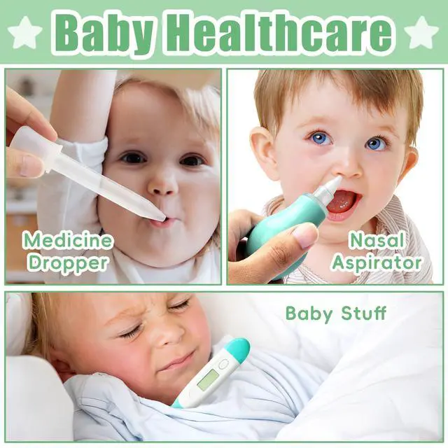 Alt view image 5 of 7 - Baby Grooming Kit for Boys Girls Safety Newborn Nursery Essentials Grooming Set Gift for First-time Parents, Green 18 in 1