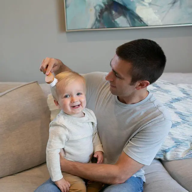 Alt view image 5 of 7 - Soft and Safe Baby Brush + Comb