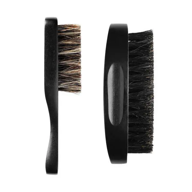 Alt view image 5 of 7 - Beard Brush for Men - Natural Boar Bristle Beard Brush Kit - Soft Small Mustache Brush for Men - Premium Travel Grooming Set