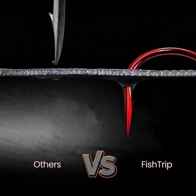 Alt view image 4 of 7 - Fishing Treble Hooks Red, 25pcs Triple Hooks High Carbon Steel Brabed Sharp,Replacement Fishing Hooks on Hard Lures for Freshwater Saltwater Size 10