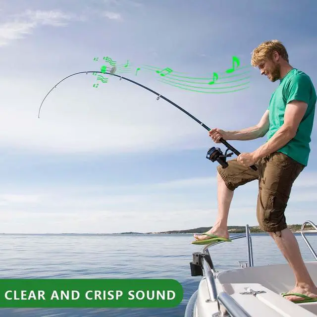 Alt view image 6 of 7 - 50 Pcs Plastic Fishing Bells Clips Fishing Rod Alarm with Dual Alert Bells