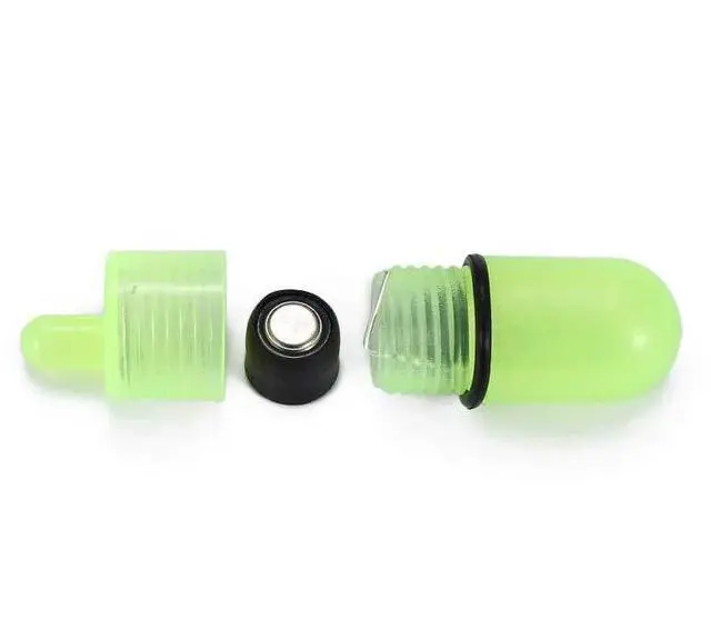 Alt view image 5 of 7 - Fishing Bell and Night Light Kit, 20 Pcs Fish Bite Bait Alarm Bell with LED Light for Night Fishing (Green)