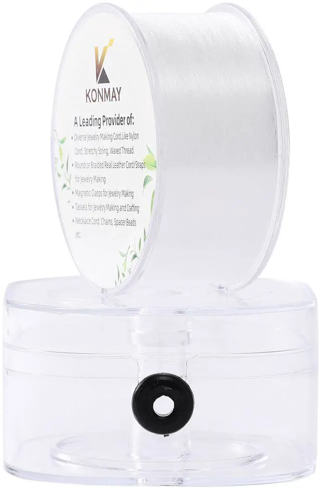 Main image of Clear Monofilament Fishing Line, 0.2mm 408 Yards, Invisible String