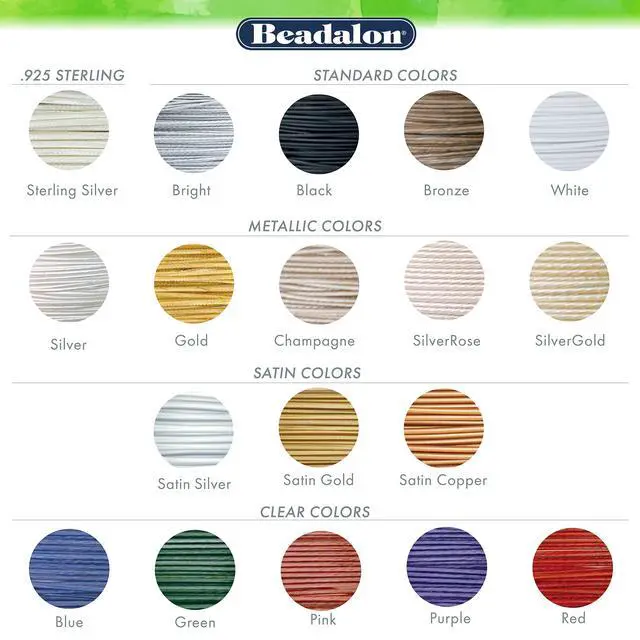 Alt view image 4 of 6 - 7-Strand Stainless Steel Beading Wire, Flexible & Durable Wire for Jewelry Making, Ideal for Necklaces & Bracelets, Nylon Coated, Seed Bead Stringing Wires, 30 ft, .015 in / 0.38 mm - Bright