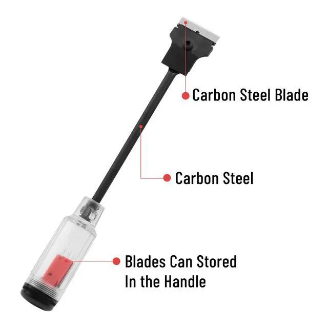 Alt view image 3 of 6 - Long Reach Extension Scraper, 11-Inch Razor Scraper Tool
