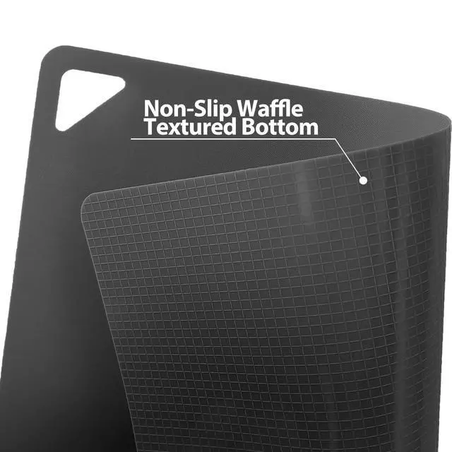 Alt view image 2 of 7 - Flexible Plastic Cutting Boards Mats for Kitchen, Flexible Non Slip Cutting Mat, Thin Cutting Sheets, BPA Free, Dishwasher Safe, Multi Sizes