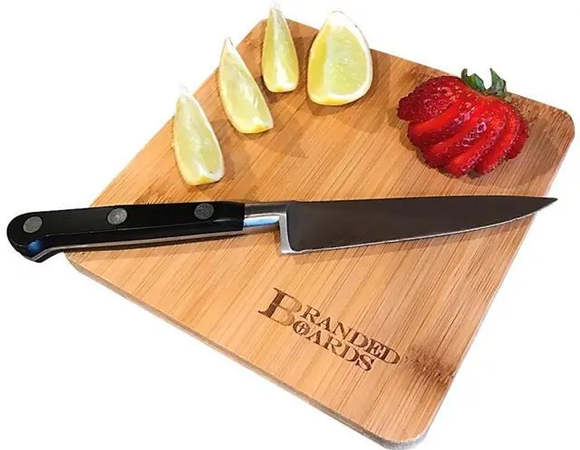 Main image of Small Mini All Natural Bamboo Cutting Board, Great for Apartments RV's Home Bar Charcuterie Backpacking Camping Bushcraft Dorm Rooms Picnics & Entertaining (1 Pack)
