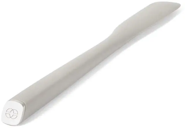 Main image of Edge Jar Scraper, 9-Inch Silicone Jar Spatula, Flexible Cleaning Scraper for Jars, Bottles & Containers, Slim Heat-Resistant Nonstick-Safe Kitchen Tool, Taupe