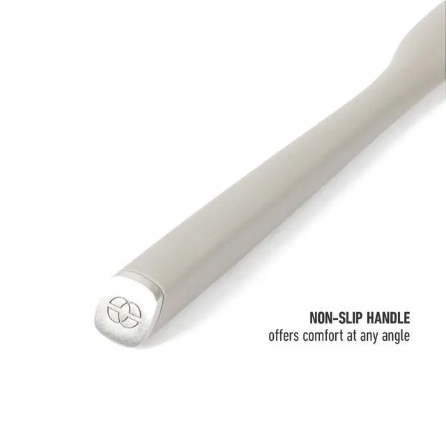 Alt view image 6 of 7 - Edge Jar Scraper, 9-Inch Silicone Jar Spatula, Flexible Cleaning Scraper for Jars, Bottles & Containers, Slim Heat-Resistant Nonstick-Safe Kitchen Tool, Taupe