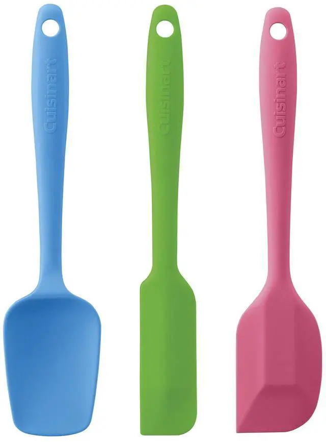 Main image of Mini Silicone Spatulas, Set of 3, Multicolor, CTG-00-S3MS
