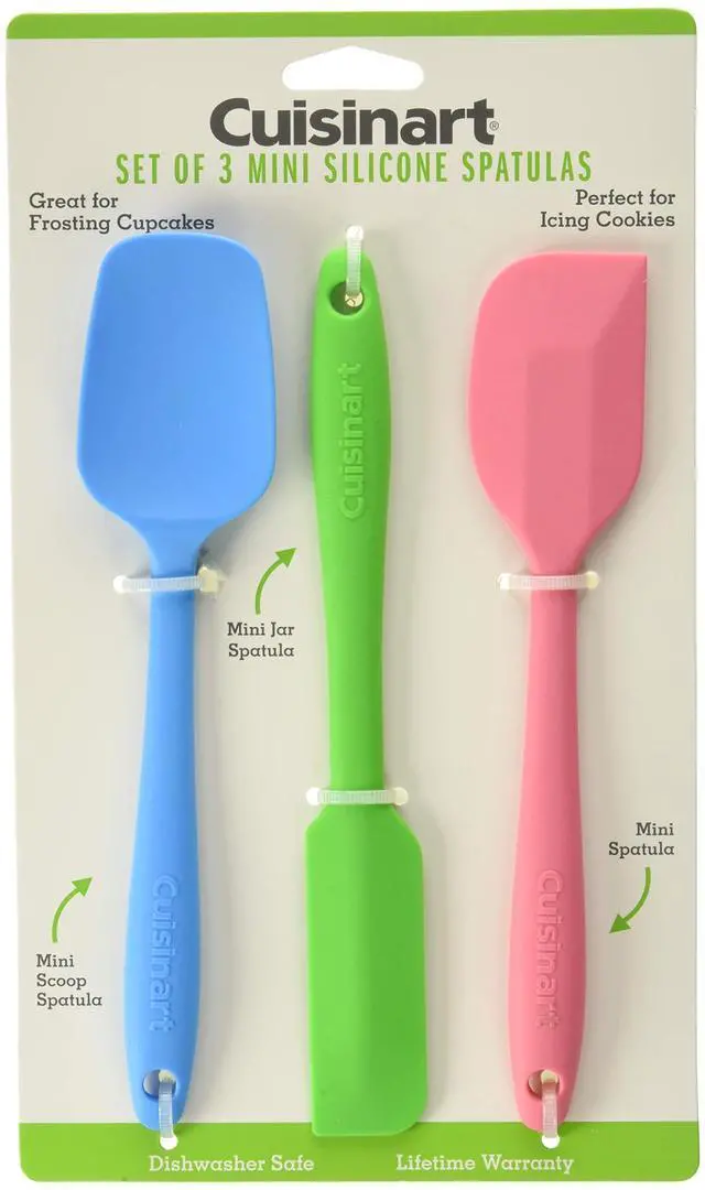 Alt view image 2 of 3 - Mini Silicone Spatulas, Set of 3, Multicolor, CTG-00-S3MS