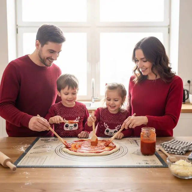 Alt view image 2 of 7 - Silicone Baking Pastry Dough Mat - 26x16Inch Extra Large Cookie Bread Rolling Mats Sheet, Nonstick Kitchen Counter Kneading Board,Thick Reusable Pie Cookies Pizza Fondant Making Matt Measurement(Gray)