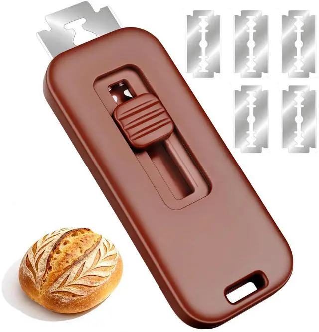 Main image of Professional Sourdough Scoring Tool Bread Lame, Upgraded Extractable & Magnetic Lame Bread Tool with 5 Sharp Blades, Dough Razor & Bread Scoring Knife for Homemade Sourdough Bread