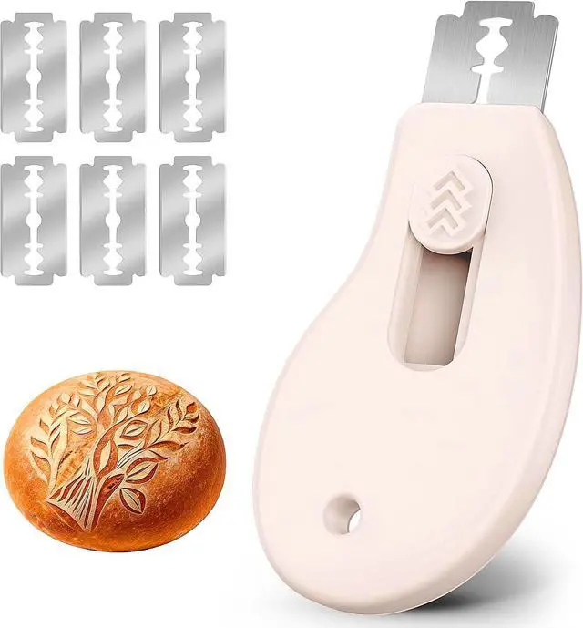 Main image of Bread Lame Sourdough Scoring Tool, Extractable & Magnetic Bread Scoring Tool, Bread Scoring Knife for Sourdough Bread Baking, Bread Scorer Tool with 5 Replaceable Razor Blades