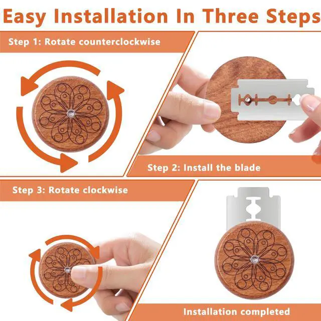 Alt view image 7 of 7 - UFO Bread Lame Cutter for Homemade Sourdough,Bread Scorer Tool for Sourdough with 5 Blades and Storage Cover,Slashing Tool Bread Cutting Knife for Artisan Bread and Baguette Makers,Circle