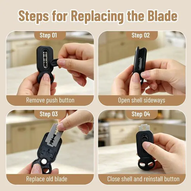 Alt view image 6 of 7 - Sourdough Scoring Tool,Extractable Magnetic Bread Lame Dough Scoring Tool with 35 Replaceable Blades,Sourdough Bread Baking and Bread Making Tools(Black)