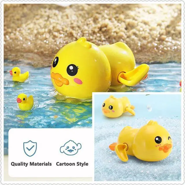 Alt view image 4 of 7 - Bath Toy,Cute Animal Clockwork Bathtub Swimming Pool Toy,Baby Bath Toys for Toddlers 1-3, Boys & Girls Water Bath Toy Set,5 Pack