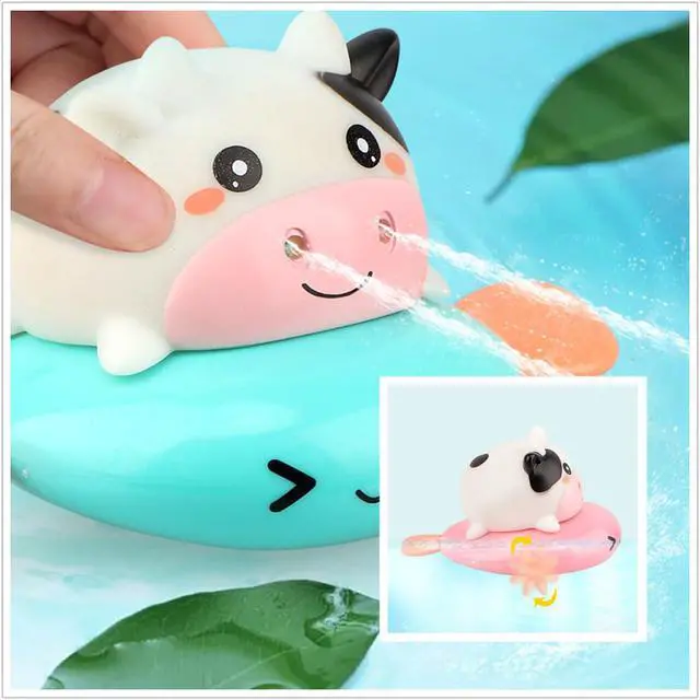 Alt view image 5 of 7 - Bath Toy,Cute Animal Clockwork Bathtub Swimming Pool Toy,Baby Bath Toys for Toddlers 1-3, Boys & Girls Water Bath Toy Set,5 Pack