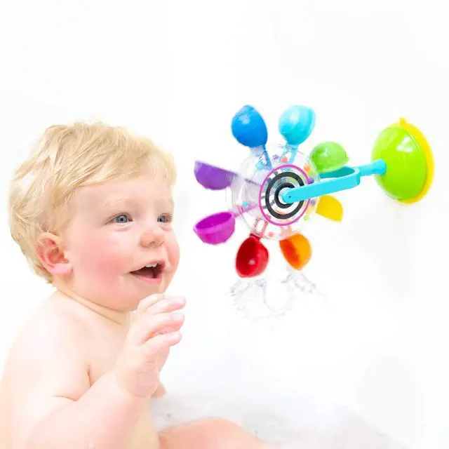 Alt view image 3 of 4 - Sassy Whirling Waterfall Suction Toy for Bathtime - Stem - Ages 12+ Months, Multi