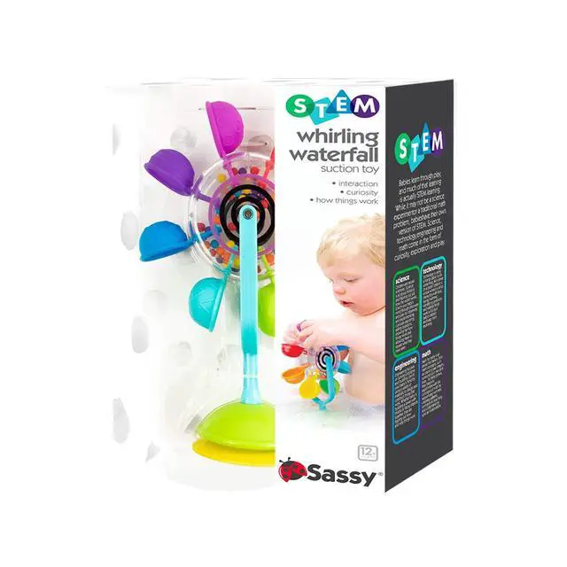 Alt view image 4 of 4 - Sassy Whirling Waterfall Suction Toy for Bathtime - Stem - Ages 12+ Months, Multi
