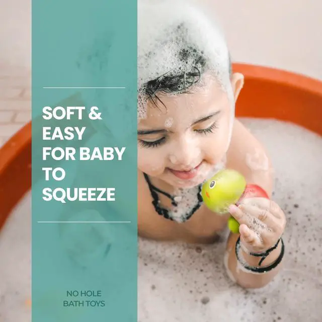 Alt view image 4 of 7 - Hely Cancy Infant Bath Toys for 18 Months - No Hole Animal Bathtub Toys, Baby Bath Tub Toys