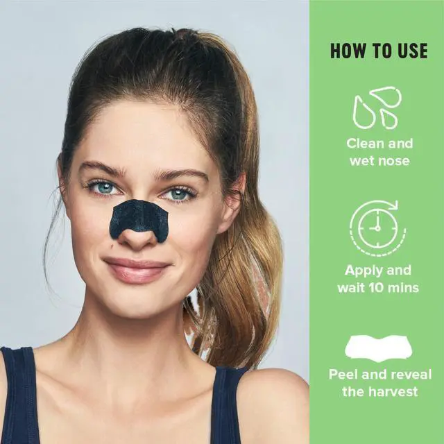 Alt view image 6 of 7 - Biore Men's Charcoal Deep Cleansing Pore Strips, Blackhead Remover, 18 Ct