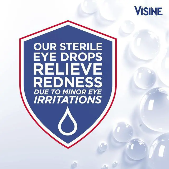 Alt view image 4 of 7 - Visine Comfort Redness Reliever Tetrahydrozoline Red Eye Drops Work Fast for Immediate & Essential Relief with Refreshing Feel Due to Minor Irritations or Computer Use, 0.5 fl oz