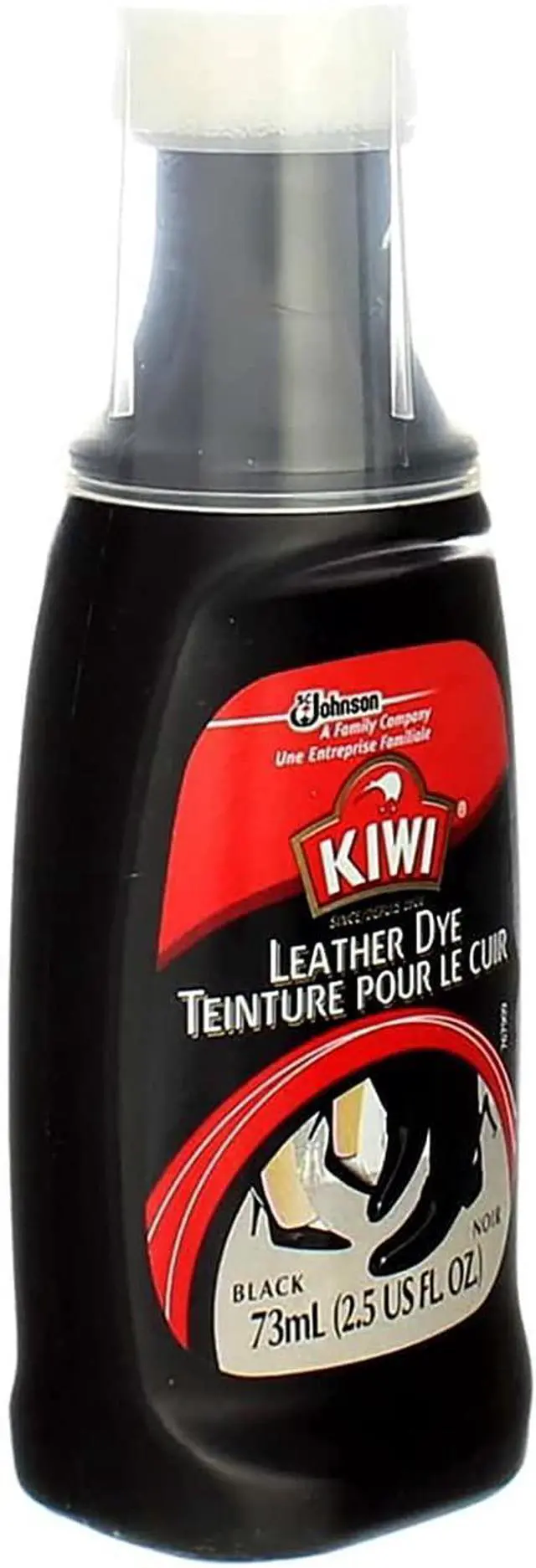 Alt view image 2 of 5 - KIWI Leather Dye Restorer | For Shoes, Boots, Furniture, Jacket, Briefcase and More | Black | Includes Sponge Applicator