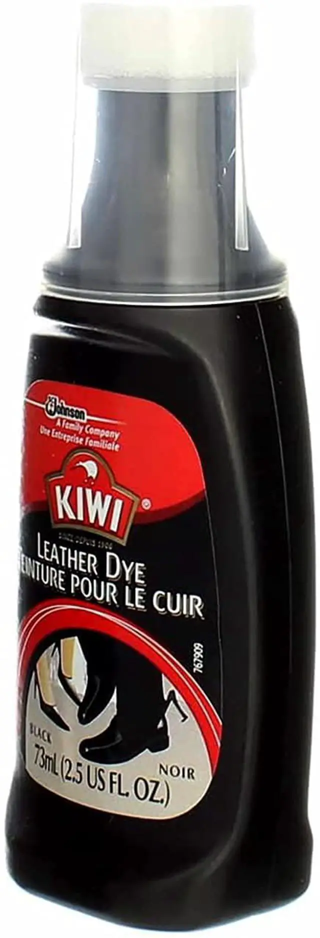 Alt view image 5 of 5 - KIWI Leather Dye Restorer | For Shoes, Boots, Furniture, Jacket, Briefcase and More | Black | Includes Sponge Applicator