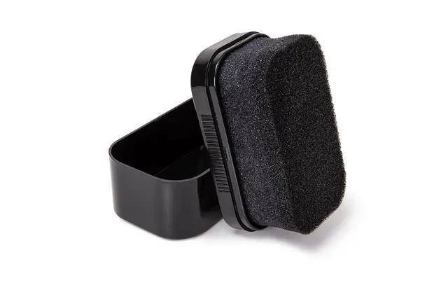 Alt view image 3 of 7 - Kaps Shoe Shine Sponge - Instant Black Shoe Shiner - Shoe Polish Sponge for Leather Shoes, Boots & Leather Accessories | Premium Leather Care Product - Shoe Shine Without Polishing