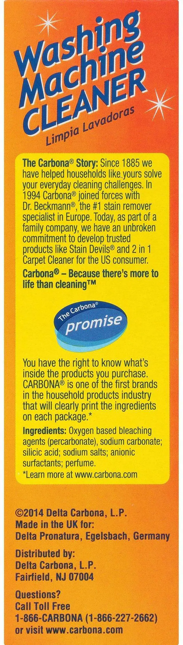Alt view image 3 of 4 - Carbona® Washing Machine Cleaner | Eliminates Odor & Residue | 3 Count, 1 Pack