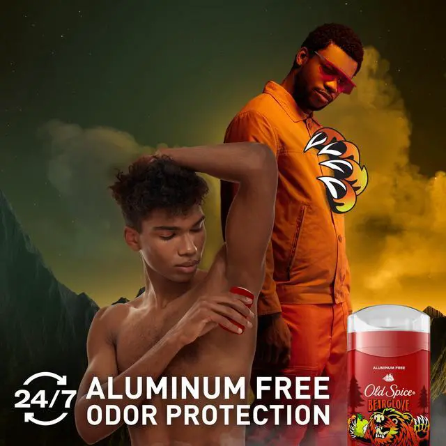 Alt view image 3 of 7 - Old Spice Aluminum Free Deodorant for Men, 24/7 Odor Protection, 24/7 Freshness & Lasting Scent, Goes on Clear, Bearglove with Crisp Orchard Scent, 3.0 oz
