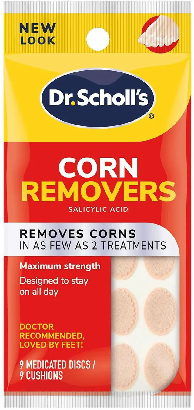 Main image of Dr. Scholl's Corn REMOVERS, 9 Ct // Removes Corns in as Few as 2 Treatments, Maximum Strength, Stays on All Day