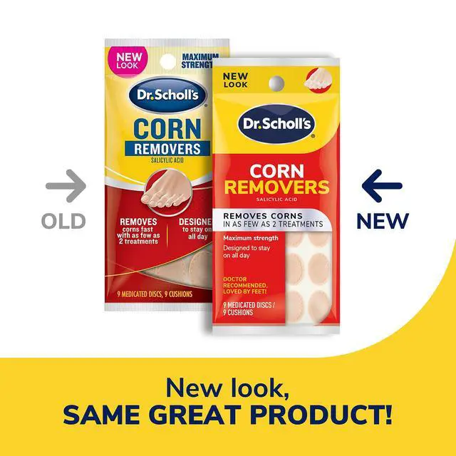 Alt view image 2 of 7 - Dr. Scholl's Corn REMOVERS, 9 Ct // Removes Corns in as Few as 2 Treatments, Maximum Strength, Stays on All Day