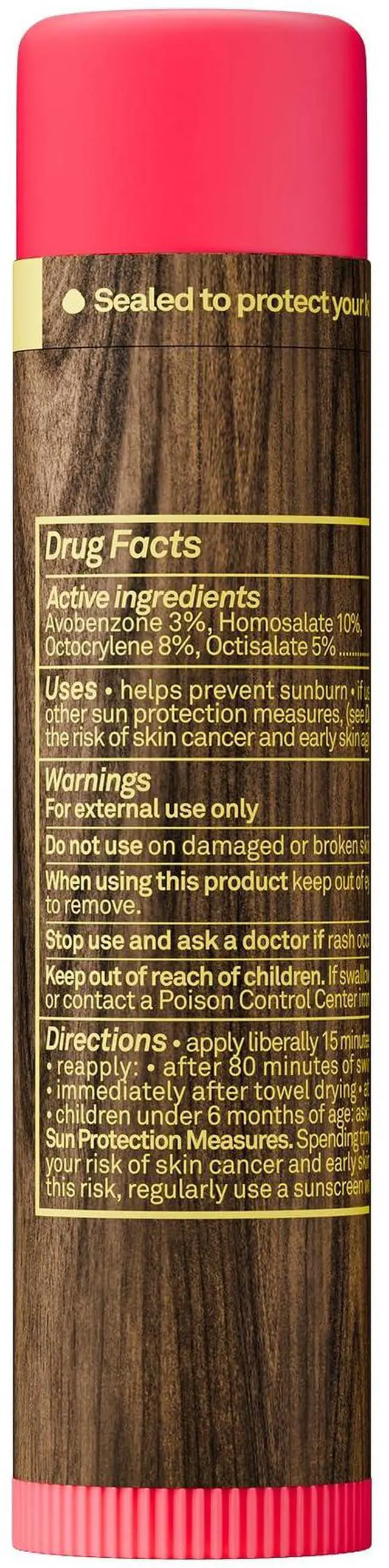 Alt view image 4 of 4 - Sun Bum SPF 30 Sunscreen Lip Balm | Vegan Broad Spectrum UVA/UVB Lip Care with Aloe and Vitamin E for Moisturized Lips | Watermelon Flavor |.15 oz