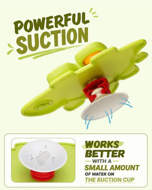 Alt view image 6 of 7 - Givzan 3PCS Dinosaur Suction Cup Toys for 1 Year Old Boys Girls | Sensory Baby Bath Toys for Toddlers 1-3 | Infant Travel & Window Toys | Birthday