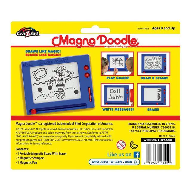 Alt view image 2 of 2 - Cra-Z-Art Mini Magna Doodle Magnetic Drawing Board, Creative Learning Toy, Ages 3+