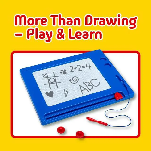 Alt view image 3 of 7 - Cra-Z-Art Retro Magna Doodle Magnetic Drawing Board