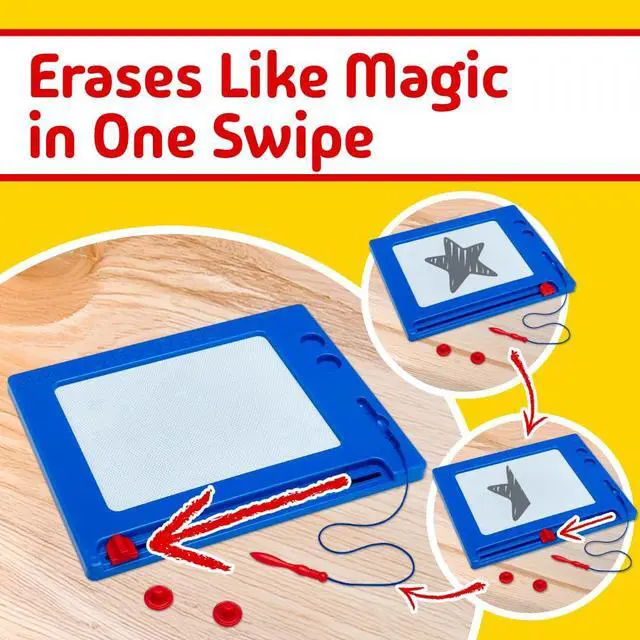 Alt view image 2 of 7 - Cra-Z-Art Retro Magna Doodle Magnetic Drawing Board