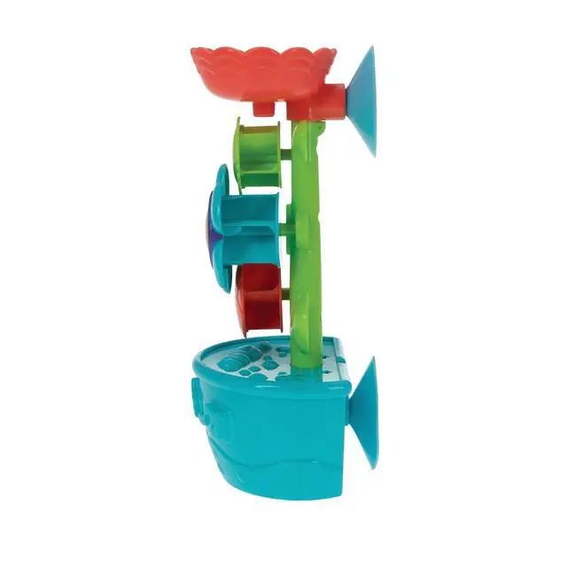 Alt view image 7 of 7 - Nuby Flow N' Grow Garden Bath Toy with Flower and Watering Can - Baby Bath Toy for Boys and Girls 18+ Months - Toddler Bath Suction Cup Toy Attaches to Shower Wall