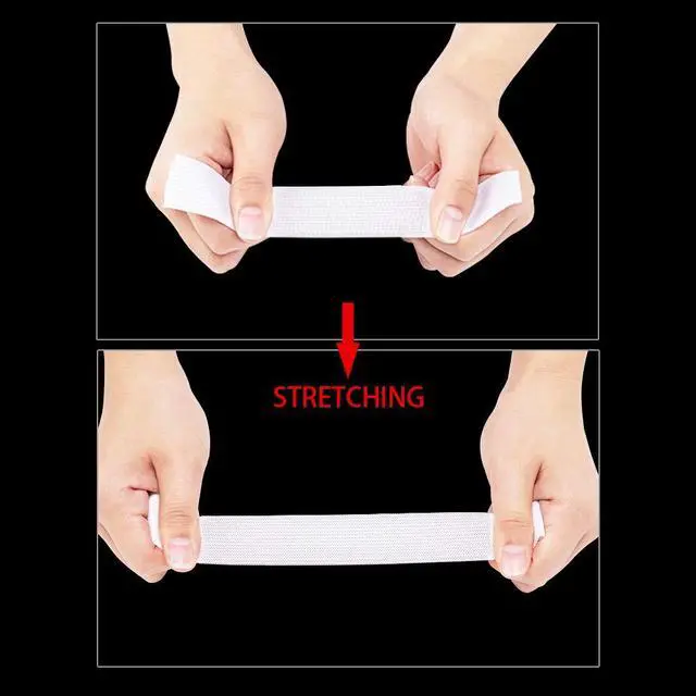 Alt view image 6 of 7 - Elastic Bands for Sewing White 1 Inch 12 Yard High Elasticity Knit Spool Sewing Band for Waistbands Pants Clothes and Crafts DIY, Airisoer