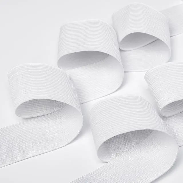 Alt view image 2 of 7 - Elastic Band for Sewing, 1.5 Inch x 12 Yard High Elasticity Sewing Elastic Bands for Waistbands Pants Clothes and Crafts DIY, White