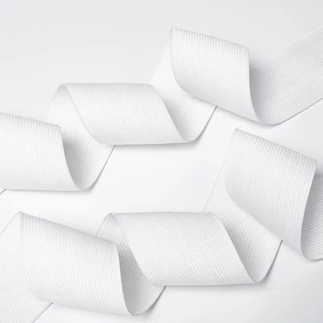 Alt view image 2 of 7 - Elastic Band for Sewing, 2 Inch x 12 Yard High Elasticity Sewing Elastic Bands for Waistbands Pants Clothes and Crafts DIY, White