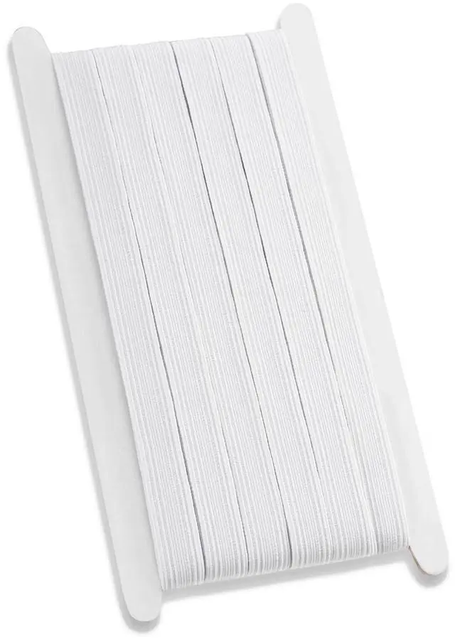 Main image of Airisoer 1/2 Inch Elastic Band for Sewing, 12 Yard High Elasticity Sewing Elastic Bands for Waistbands Pants Clothes and Crafts DIY, White
